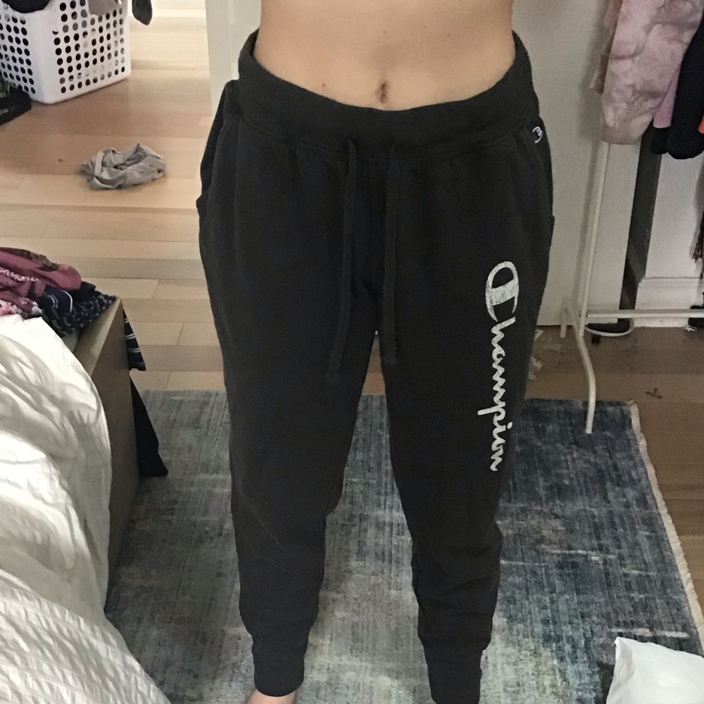 Gray champion sweat pants
